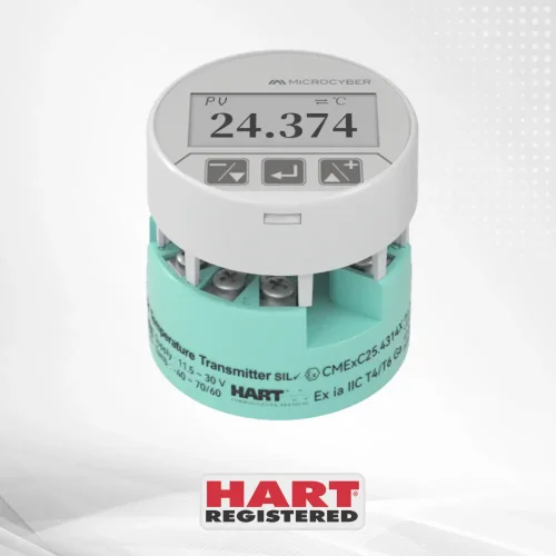Transmisor de temperatura HART de doble canal
