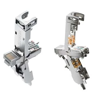 Conector IE FC RJ45 180 4x2 (1 pieza, 10G)  FALSO